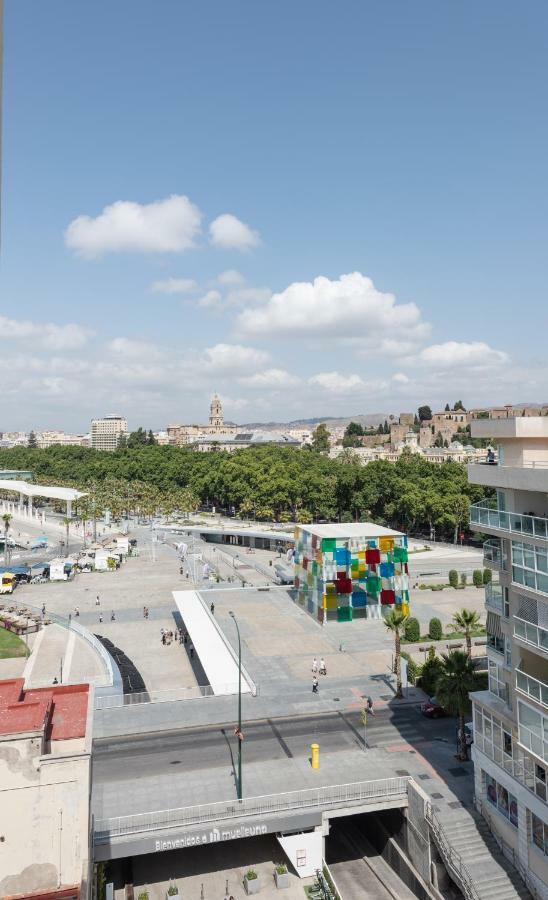 Wonderful Malagueta Pompidou Apartment Malaga Bagian luar foto